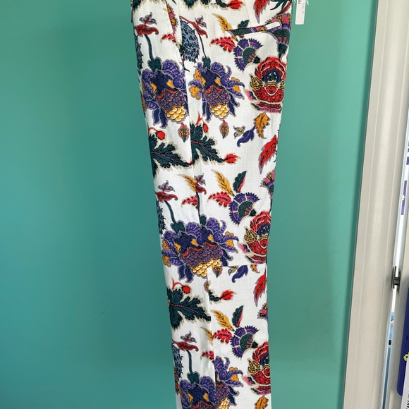 J Crew multi color pattern women’s brand new pants. - Picture 4 of 5